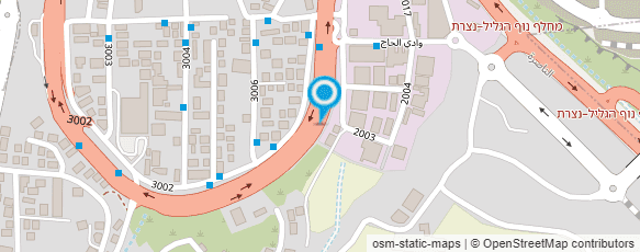 מפת הגעה אל דר' ג'יריס חכים