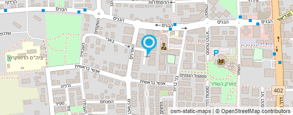 מפת הגעה אל עדן עיצובים Eden-Design