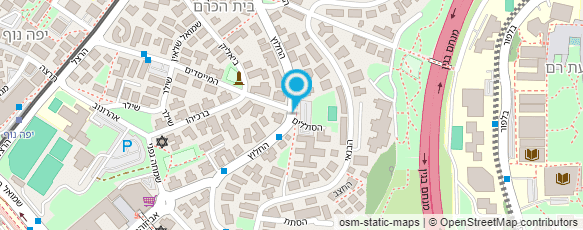 מפת הגעה אל מכון אדלר