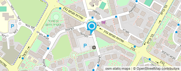 מפת הגעה אל דר' כצנלסון רבקה