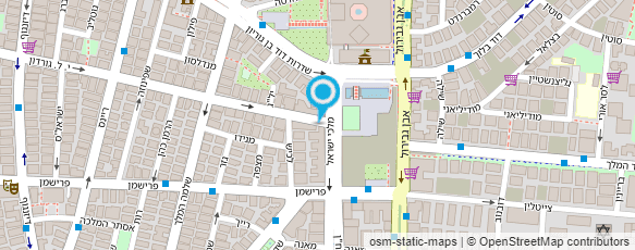 מפת הגעה אל פרופ' גינדין יעקב