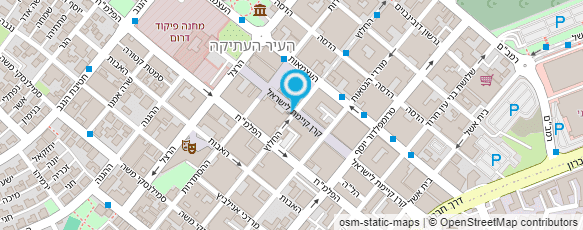 מפת הגעה אל קיוסק בנצי