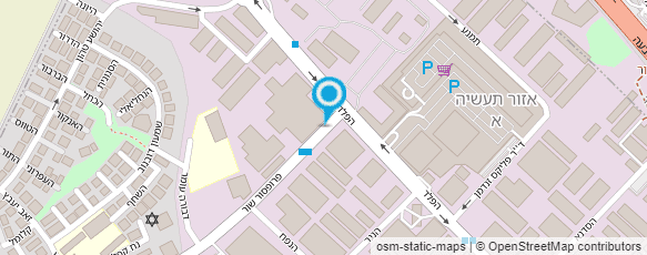 מפת הגעה אל מכון 1 מכון פיזיקל