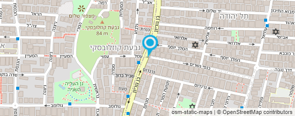 מפת הגעה אל אבי-עיצוב שיער