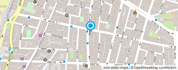 מפת הגעה אל בוטיק שו שיין