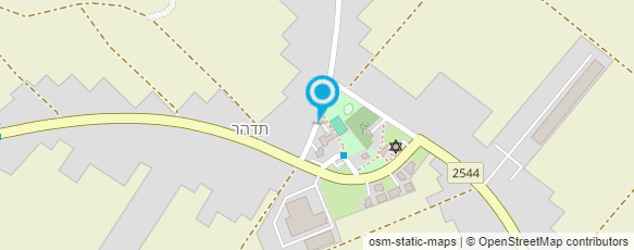 מפת הגעה אל מכולת תדהר