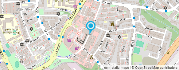 מפת הגעה אל אילנות מתנות ומגנטים לאירועים