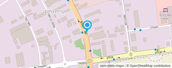 מפת הגעה אל גי.פי.אס-שירות למוסכים