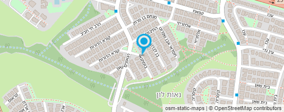 מפת הגעה אל גן נופר בהנהלת פאני כהן