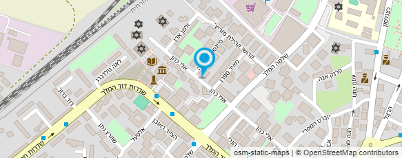 מפת הגעה אל בן בן דוד עיצוב שיער ואיפור