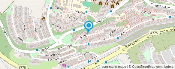 מפת הגעה אל הפקות אריאל Ariel Afakot