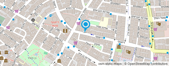 מפת הגעה אל רמי קצוני עיצוב שיער