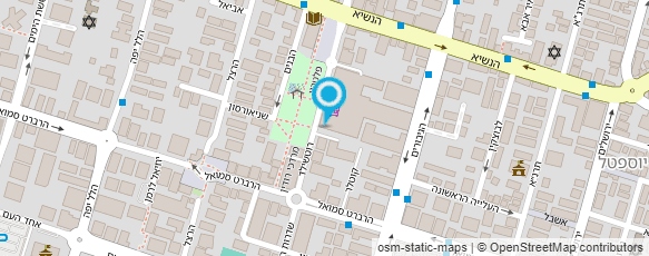 מפת הגעה אל אמריקן פיצה