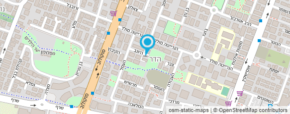 מפת הגעה אל נחמני שירה אדריכלית