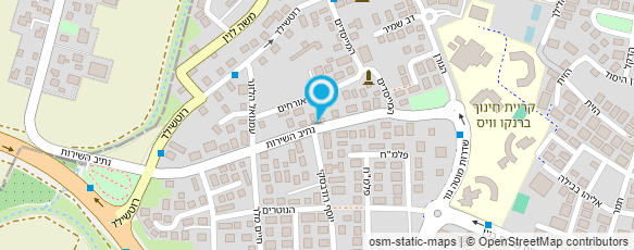 מפת הגעה אל יוקה שחר גרפולוגית מוסמכת