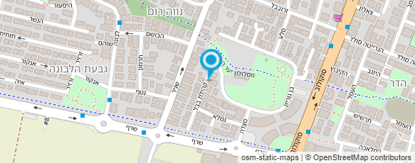 מפת הגעה אל הגן המחבק של עליזה