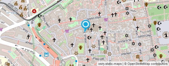 מפת הגעה אל סופר מרקט מריה