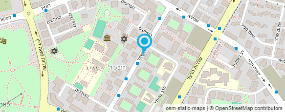 מפת הגעה אל רוזן ארועים שביל חופה