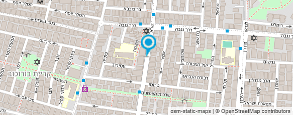 מפת הגעה אל איריס בן חיים מאמנת תזונה