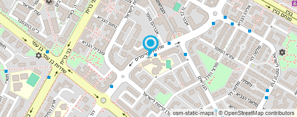 מפת הגעה אל בי"ס אלונים