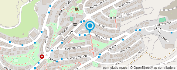 מפת הגעה אל בית המדרש תפארת אברהם אלימלך