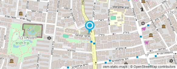 מפת הגעה אל פיצה רונדו