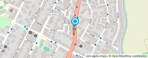 מפת הגעה אל א.י.א. שרותי התקנה ותיקונים