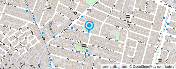 מפת הגעה אל עו"ד רחל דוידוביץ