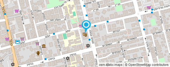 מפת הגעה אל בראנצ'וס רחובות - סניף רחובות - היכל התרבות