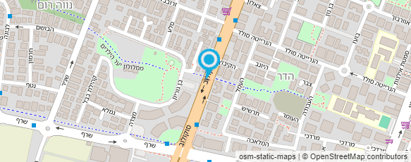 מפת הגעה אל המרכז למערכות סולריות