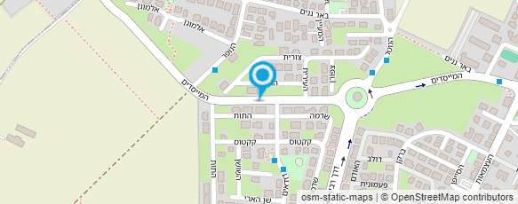 מפת הגעה אל חומוס פלוס