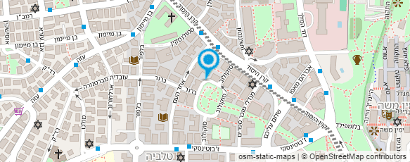 מפת הגעה אל מכון סתם ירושלים