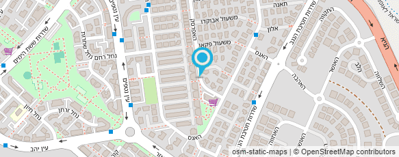 מפת הגעה אל עידן עיצוב פנים ובניה