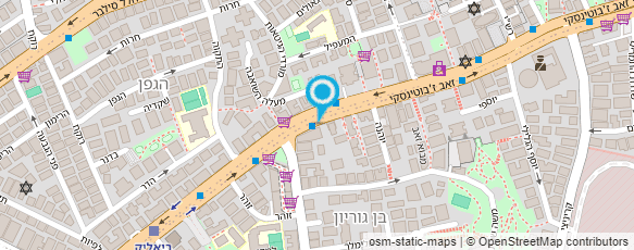 מפת הגעה אל הייר אימג'ין HAIR IMAGINE