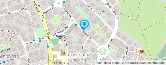 מפת הגעה אל אילנית קמחי - תכנון ועיצוב פנים