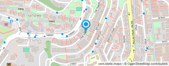 מפת הגעה אל אי.סר. סטור - ISR-STORE