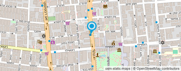 מפת הגעה אל עו"ד הלנה ואבי שמלוב