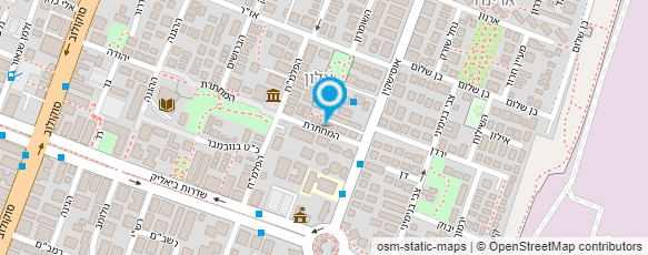 מפת הגעה אל סטודיו פאשן באבל Fashion bubble