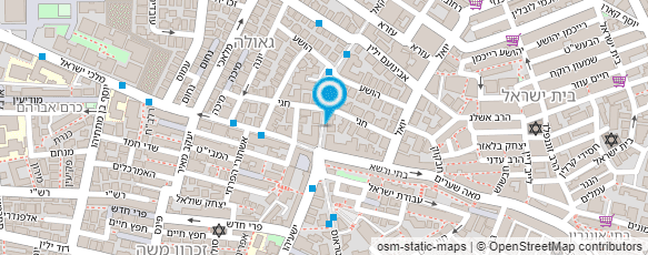 מפת הגעה אל משיח כלים נאים- ככר השבת