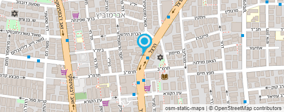 מפת הגעה אל גלית טדסה - תוספות שיער