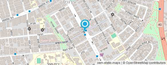 מפת הגעה אל כיופים ופרחים