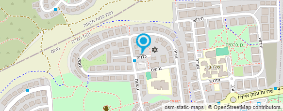 מפת הגעה אל ד"ר קרן רום- מומחית לילדים