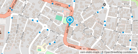 מפת הגעה אל מכולת זוהר