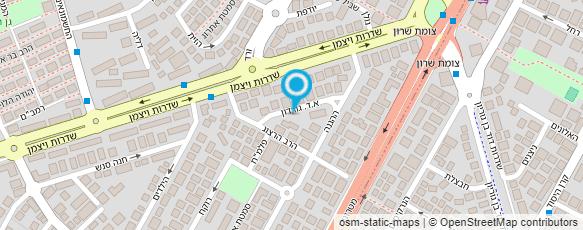 מפת הגעה אל גו שרות תמיכה וייעוץ בע"מ