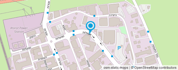 מפת הגעה אל מ.א.א. מסגרית צבע בתנור