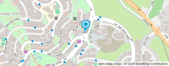 מפת הגעה אל אופטיקה אשא עיני