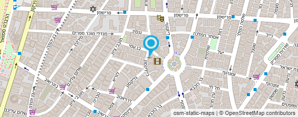 מפת הגעה אל קפה האוהל