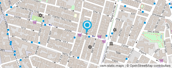 מפת הגעה אל אביחי בשינקין