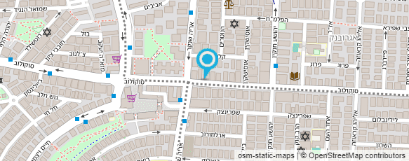 מפת הגעה אל ד"ר דודו יגודייב