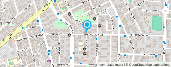 מפת הגעה אל המספרה של דצה מפת הגעה אל המספרה של דצה